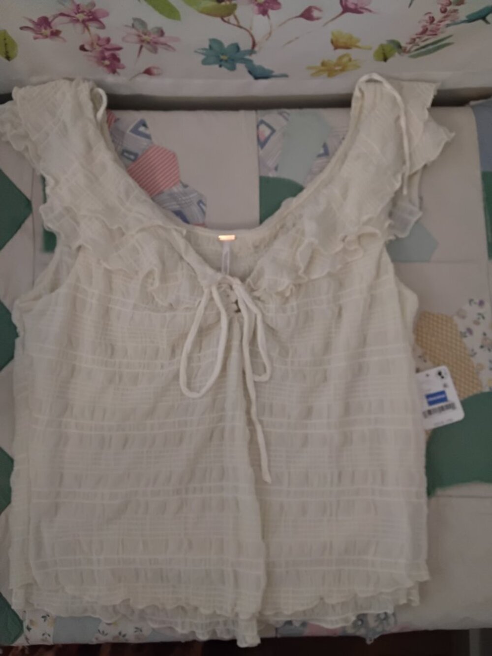 Free People Ruffle Tank - Picture 1 of 7
